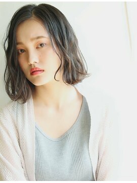 シンク(Sync) 【Sync】ワンレングスのボブ×パーマで洗練されたスタイルに