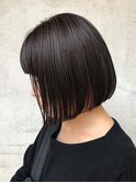 うるツヤ×インナーカラーボブ