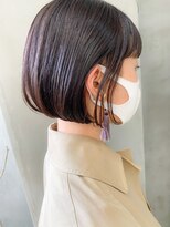 テトヘアー(teto hair) ミニボブ、前下がりボブ、スリークボブ、ワイドバング