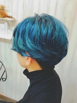 スエード(suede) turquoise blue