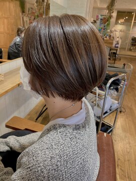 ヘアスペース リズム グリーン(Hair space Rizm green) ショートボブ