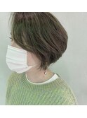 前下がりショートレイヤー
