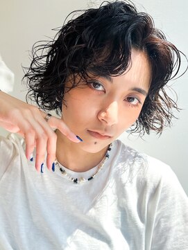 ピークアブー 銀座並木通り(PEEK-A-BOO) 【デザインパーマ】レイヤーボブ×ニュアンスパーマ