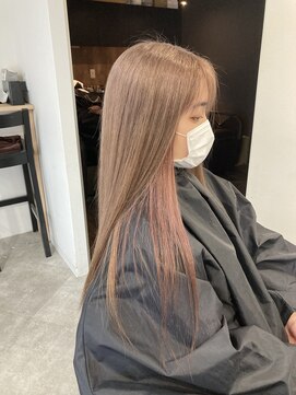 ラフ 難波店(LAFF) #黒髪#ボブルフ#ネビージュ#小顔#ワンレン