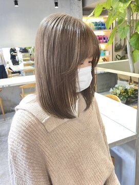 サンクプロジェクト(cinq PROJECT) ミルクティーベージュダブルカラーインナーカラーケアブリーチ