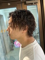コワファーストナガサキシャンプーボーイ(COIFF1RST NAGASAKI SHAMPOO BOY)&nbsp;メンズウルフパーマ　ツイストスパイラル