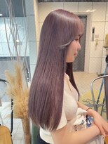 ヘアーアンドメイク ビス(HAIR&MAKE bis) 今から流行る！くすみラベンダーグレージュ【いざわ】