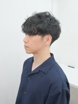 アーシェ 横浜店(A'SHE)&nbsp;縦巻きパーマで雰囲気系マッシュなお客様