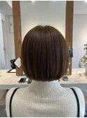 切りっぱなしボブヘアー