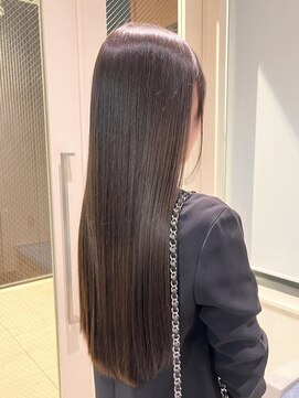 ニーフ 恵比寿(neaf) イメチェン　ホワイトブロンド　外ハネボブ 美髪　ワイドバング