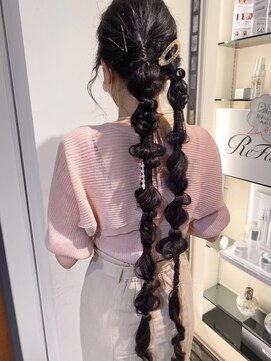 ネオリーブルカ 御茶ノ水店(Neolive Luca) ライブ参戦でとびきり可愛く編み下ろしアレンジ