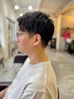 ソイクフ 高田馬場店(SOY-KUFU) MEN'SHAIRアッシュブラックベリーショートダークアッシュ