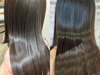 エルフォート(L.FORT)の写真/髪の状態を見極めた的確な施術で、ダメージレスにこだわり、髪の内側から美しく艶やかな美髪を叶える☆