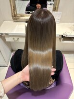 ハピネス 河原町店(Happiness)&nbsp;髪質改善 レイヤーカット ベージュ グレージュ 20代 30代 40代