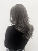 ナチュラルロンググレージュ＿グラデーションカラー
