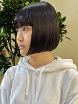 ハヤシ(HAYASHI) 美髪小顔似合わせカットイメチェンワイドバング大人ショートボブ