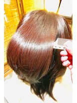 アンジュ 色髪(anju 色髪) 髪質改善 トリートメント+カラー