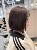 ベージュブラウンカラー