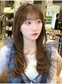 レイヤー内外ミックス顔周りカット髪質改善透明感カラー20代30代