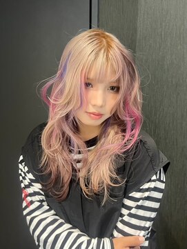 ヌル 表参道本店(Null) スラッシュカラー/デザインカラー/ブリーチカラー/表参道/原宿