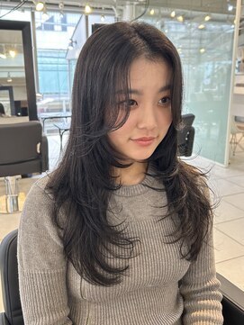 アクアオモテサンドウ(ACQUA omotesando) ＊ウルフロングレイヤーカット！フェイスレイヤーハッシュカット