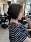 アラサーアラフォーウェット感ウルフカットエアリーショート