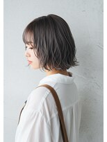 インスヘアー 京都四条大宮店(INCE HAIR)&nbsp;外はねボブ×ダークグレージュ