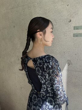 キャロルガーデンズ ボコカ 表参道(Carroll Gardens bococa) 【kacho】結婚式ヘア 編みおろし