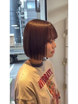 ヘアークリアー 蕨 ナチュラルブラウンコンパクトボブ