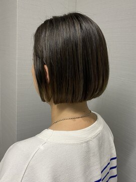 白髪ぼかしハイライト