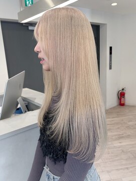 ルーブ トウキョウ(Loob. TOKYO) 池袋ハイトーンカラーダブルカラーピンクベージュブロンドカラー