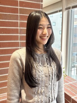 髪質改善トリートメントで艶々ロングレイヤー