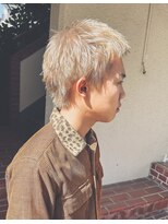 ニイ(nii.)&nbsp;鳳メンズダブルカラースパイキーショート/ブリーチカラー