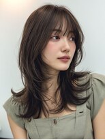 アース 相模大野店(EARTH)&nbsp;大人可愛いレイヤーカットセミロング◎艶髪