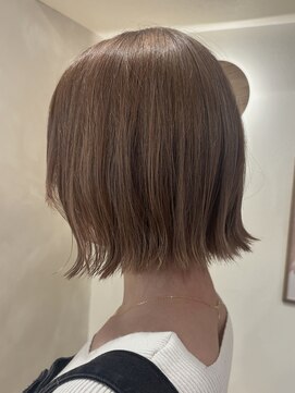 ラヴィズム 名駅店(LUVISM) ボブ/レイヤー/パーマ/顔周りレイヤー/ミディアム/艶カラー