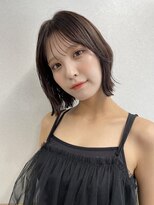 サンド 銀座(sand)&nbsp;くびれボブでふわっと抜け感◎