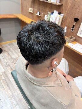 ヘアーサロン アトリエ(Hair salon ATORIE) フェードカットメンズパーマゆるカール