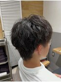 韓国ヘアハッシュカットダブルハイライトカラー【Lapista池袋】