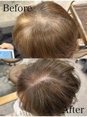 白髪ぼかしハイライト★ペールグレージュ★刈り上げショート