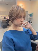 大人ショートボブ 20代30代40代ヘア 小顔 大阪クビレ茨木