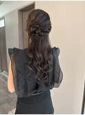 くるみちゃんヘア　お呼ばれヘアアレンジ