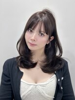 エヌアイ オモテサンドウ(ni omotesando)&nbsp;秋支度◇チョコブラウン×ミディアムレイヤー　【正木碧】