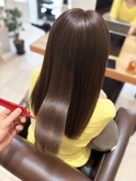ナップヘアー(nap hair)&nbsp;オリーブベージュでつくる柔らかロング