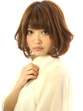 ロエナ(ROENA) クラシカルデジタルパーマバレイヤージュロブ