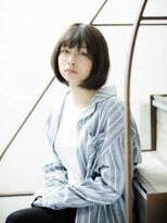 ルーチェ 綱島(Luce)&nbsp;前下がりひし形シルエット切りっぱなしボブエアリーショート