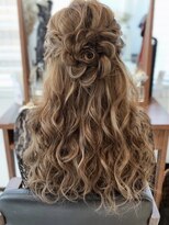 ヘアセット&メイク専門店 カスミ(Kasumi)&nbsp;お花ハーフアップ