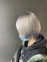 キッススワン(KISS SWAN)&nbsp;KO-GAoriginal☆ホワイトグレージュ×インナーパールブルー