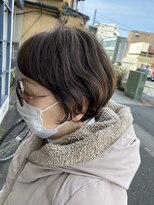 ヘアーサロンデフォーエバールークス(hairsalon de Forever Lux)&nbsp;【白髪ぼかしハイライト】白髪ぼかしくせ毛ショート