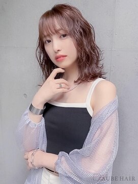 オーブ ヘアー エイミ 福岡七隈店(AUBE HAIR amy) 20代・30代_波巻き風パーマ