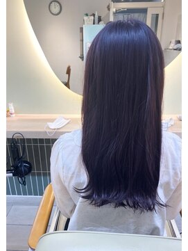 テトラ バイ ネオリーブ 横浜西口店(tetra by neolive) 暗めパープルカラー☆